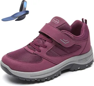 Women's Elderly Shoes,Adjustable Buckle Wide Orthopedic Shoes