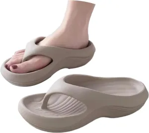 Womens Fashion Flip Flops Womens Slide Sandals Arch Support Slides Slip on Plantar Fasciitis Sandals Ladies