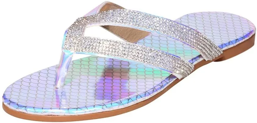 Womens Flat Sandals Comfortable Beach Thong Sandals with Arch Support Womens Dressy Sandal Vacation Sandal