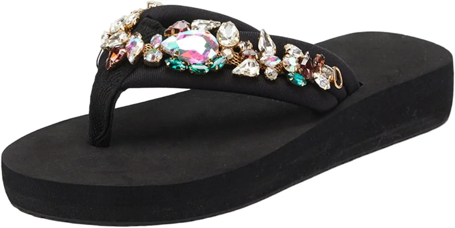 Womens Flip Flops Slip on Lightweight Athletic Thong Sandals Womens Orthopedic Sandal Beach Slippers for Women