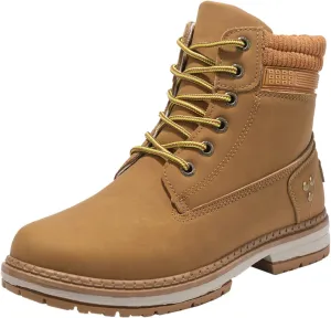 Womens Hiking Boots Combat Boots Womens Hiking Combat Boots Lace up Low Heel Waterproof Lightweight Versatile Boots