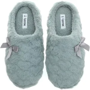 Womens House Slippers Memory Foam Women's Slippers Size 11 Womens Slippers Wide Width Comfies Slippers