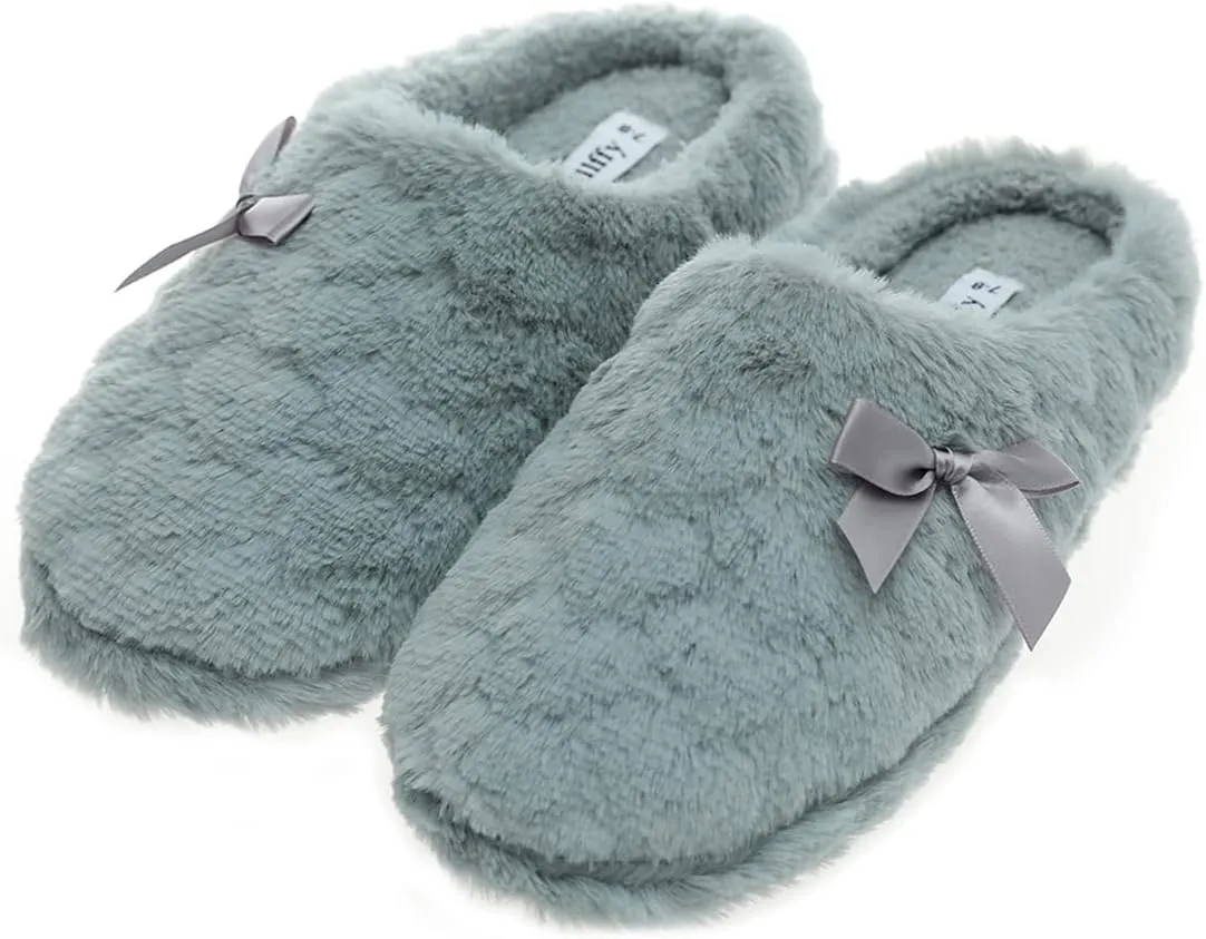 Womens House Slippers Memory Foam Women's Slippers Size 11 Womens Slippers Wide Width Comfies Slippers