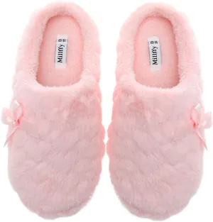 Womens House Slippers Memory Foam Women's Slippers Size 11 Womens Slippers Wide Width Comfies Slippers