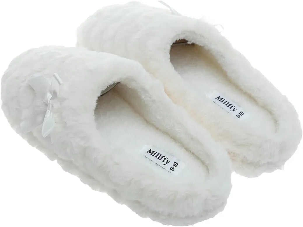 Womens House Slippers Memory Foam Women's Slippers Size 11 Womens Slippers Wide Width Comfies Slippers