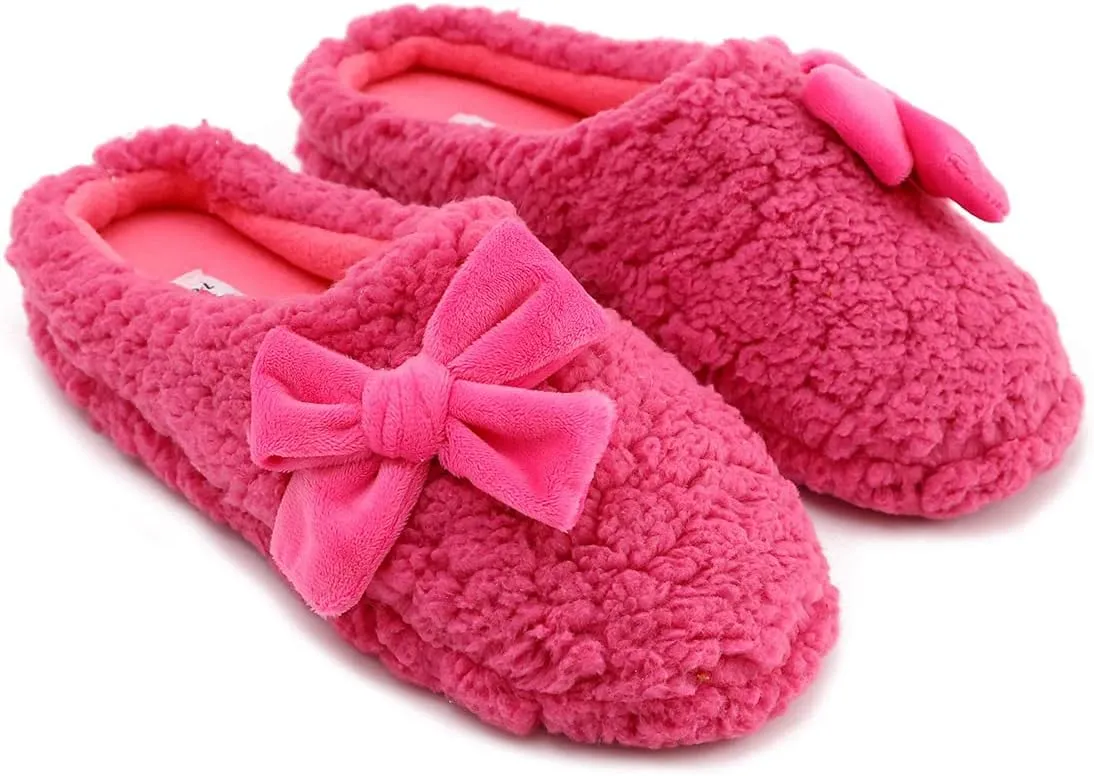 Womens House Slippers Memory Foam Women's Slippers Size 11 Womens Slippers Wide Width Comfies Slippers
