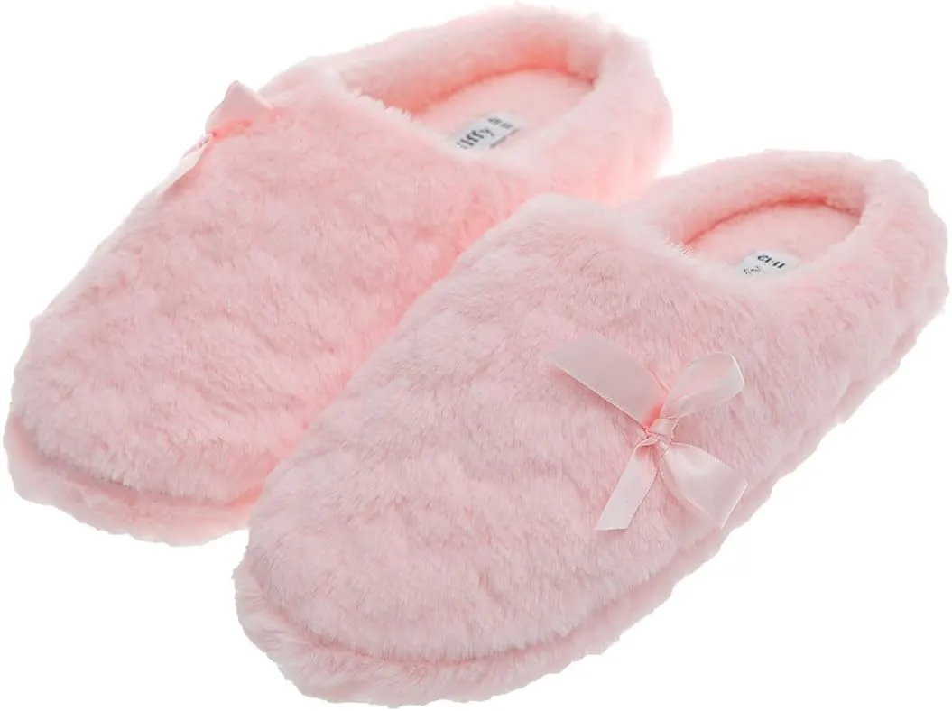 Womens House Slippers Memory Foam Women's Slippers Size 11 Womens Slippers Wide Width Comfies Slippers