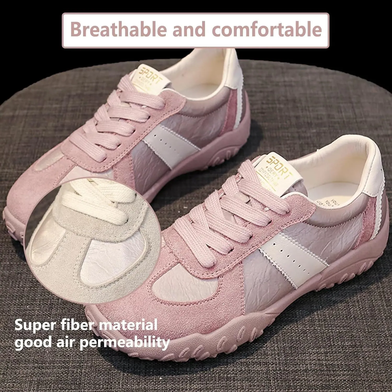 Womens Non-Slip Barefoot Breathable Running Shoes, Minimalist Walking Sneakers with Wide Toe Box Zero Drop Shoes for Womens