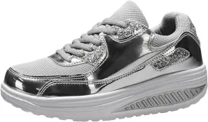 Womens Orthopedic Shoes Women's Daily Air Cushion Orthopedic Friendly Wedge Sneaker Women's Slip Womens Skirt Set Work