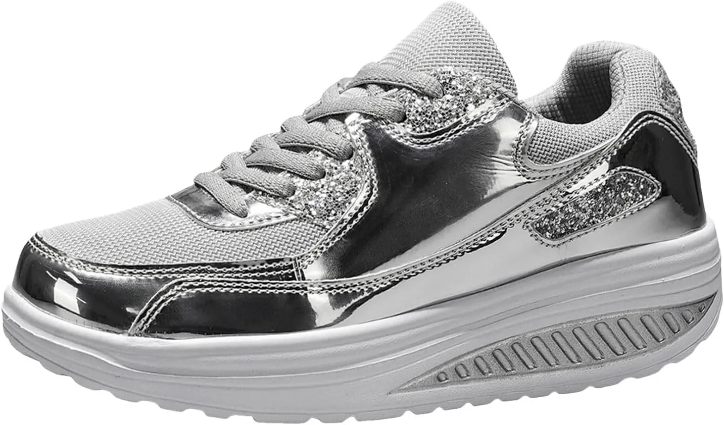 Womens Orthopedic Shoes Women's Daily Air Cushion Orthopedic Friendly Wedge Sneaker Women's Slip Womens Skirt Set Work