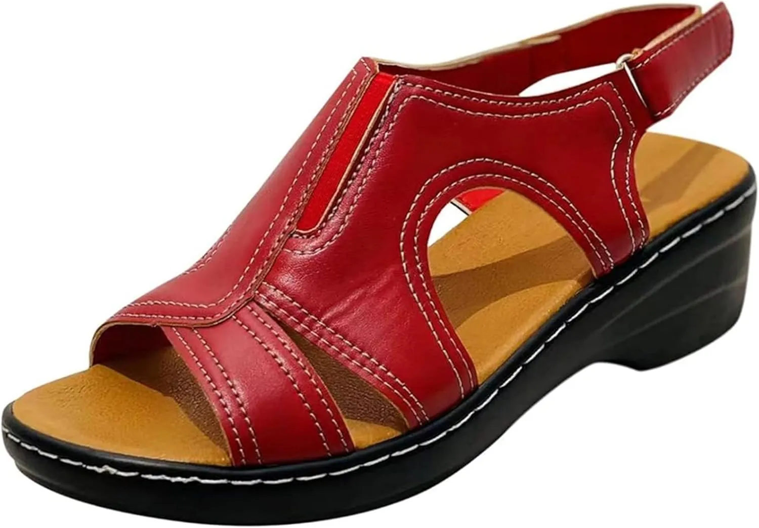 Womens Sandals Comfortable Support Fashion Orthotic Slides Lightweight Athletic Slip On Plantar Fasciitis Orthopedic Slippers