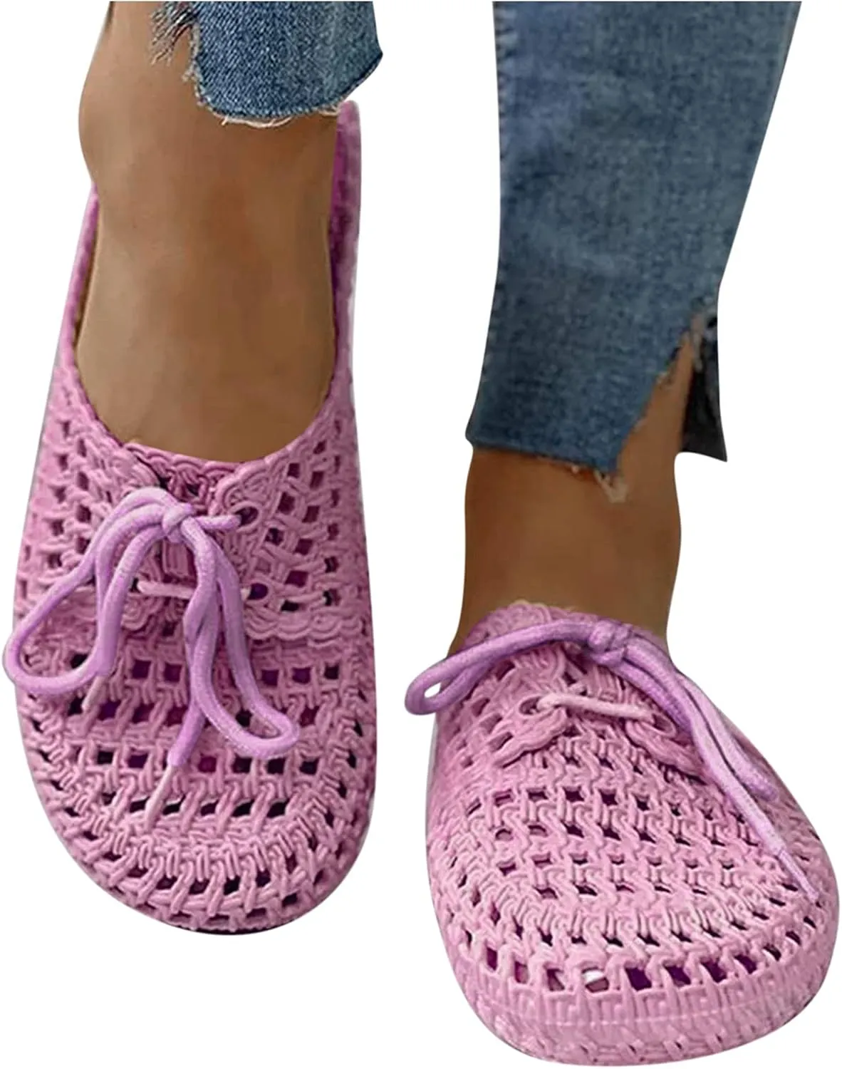 Women's Sandals Comfortable Womens Summers Fashion Flat Slippers Ladies Casual Hollow Out Slip On Womens Summer