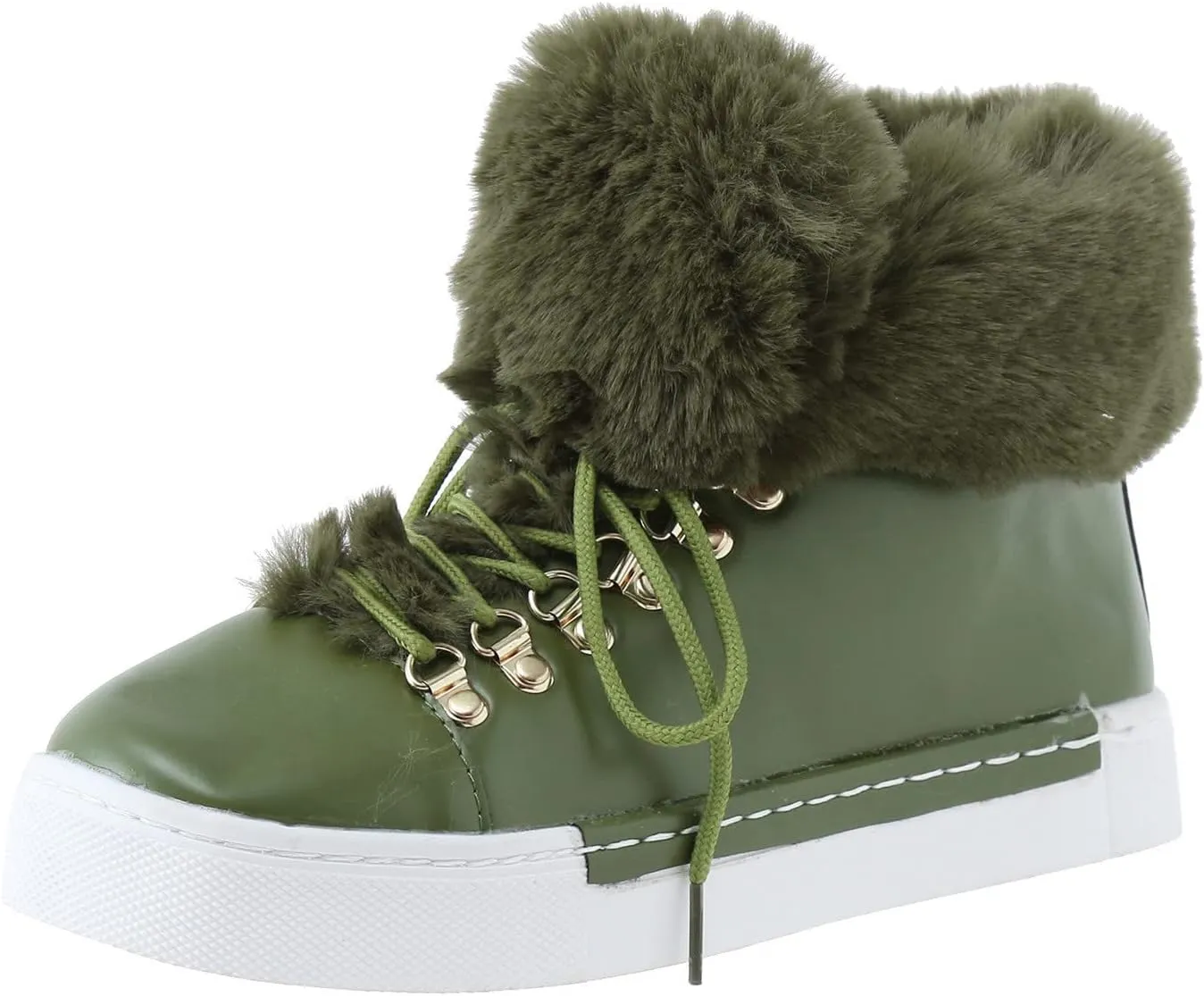 Womens Shoes Dressy Casual Fall Winter Wedge Womens Winter Booties Slip On Snowboots for Women Pink Fur Boots Womens Winter Boots Waterproof Insulated Deals of The Day