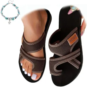Womens Slide Sandals Arch Support 2025 Womens Hollow Mesh Slide Sandals Non Slip Flip Flops Comfortable Beach Sandals