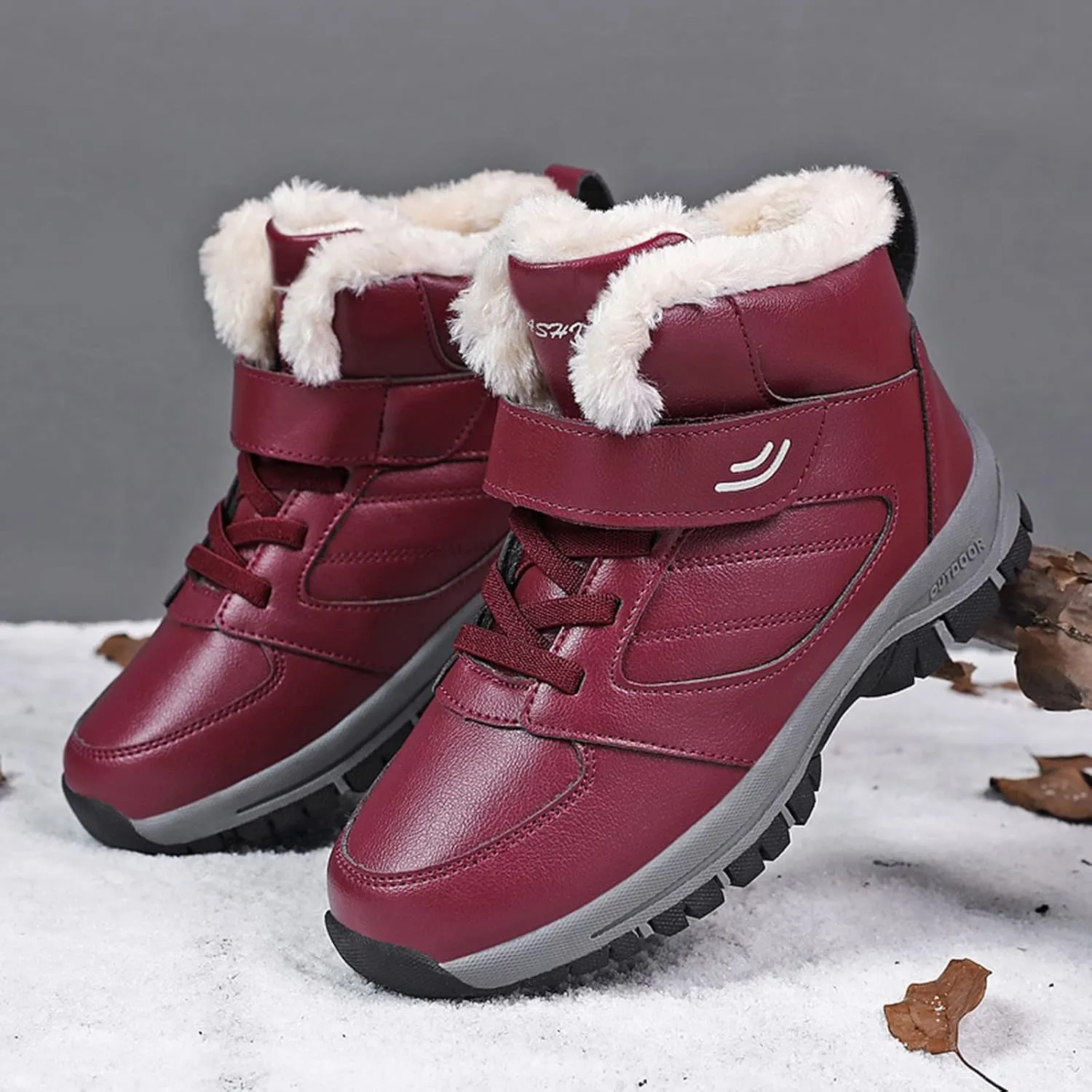 Womens Snow Boots Waterproof Insulated Size 11 Women Snow Booties Womens Snow Boots Wide Womens Warm Fur Lined Winter Snow Boots Waterproof Botas De Invierno Para Mujer Contra El Agua