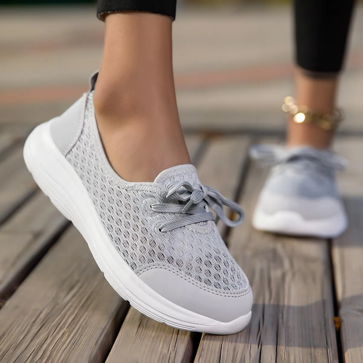 Women's Soft Sole Mesh Comfort Orthopedic Shoes, Mesh Slip on Soft Shoes for Women Comfortable, Comfortable Arch Support Walking