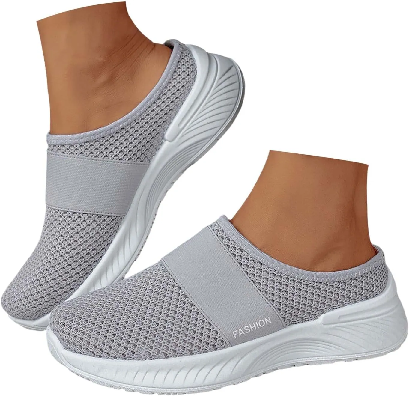 Womens Sport Sandals Closed Toe Womens Slide Arch Support Summer Walking Shoes Slip On Ladies Yoga Mat Slippers