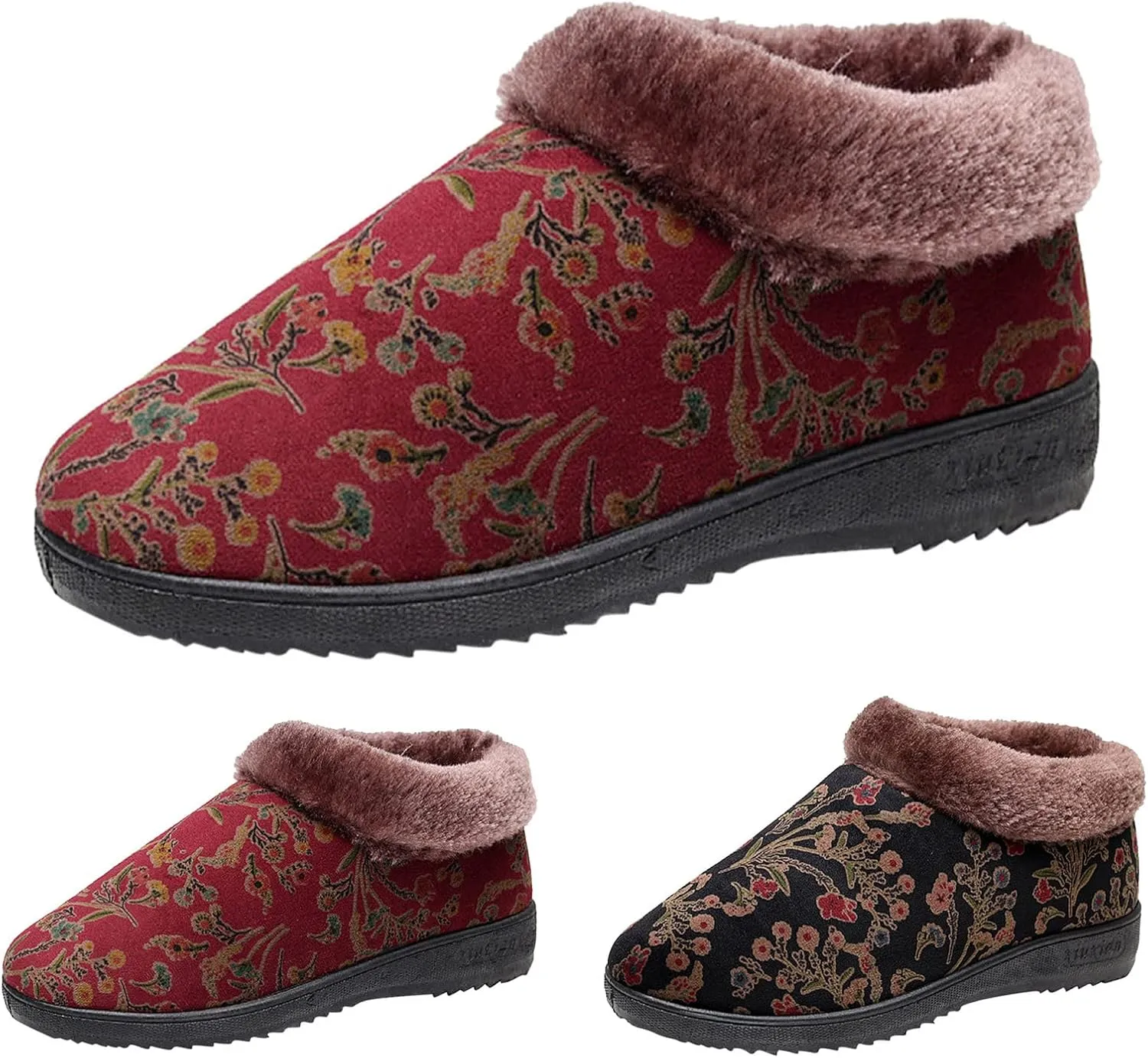 Womens Tall Snow Boots Waterproof Insulated Womens Winter Boots Ankle Wide Width Waterproof Winter Boots Women Fur 8.5 9 Womens Winter Boots Botas Largas De Invierno Para Mujer Con TacN