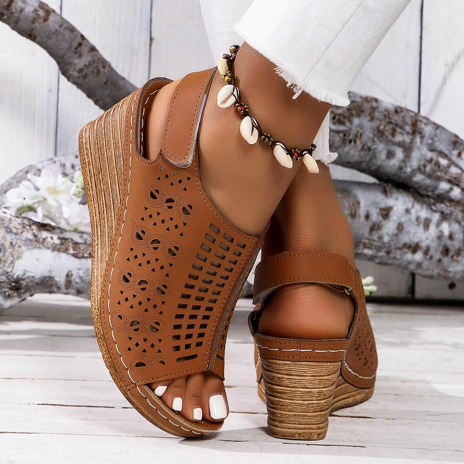Womens Wedge Sandals Sandals for Women Wedge Shoes Summer Low Wedges Womens Comfortable Open Toe Sandal
