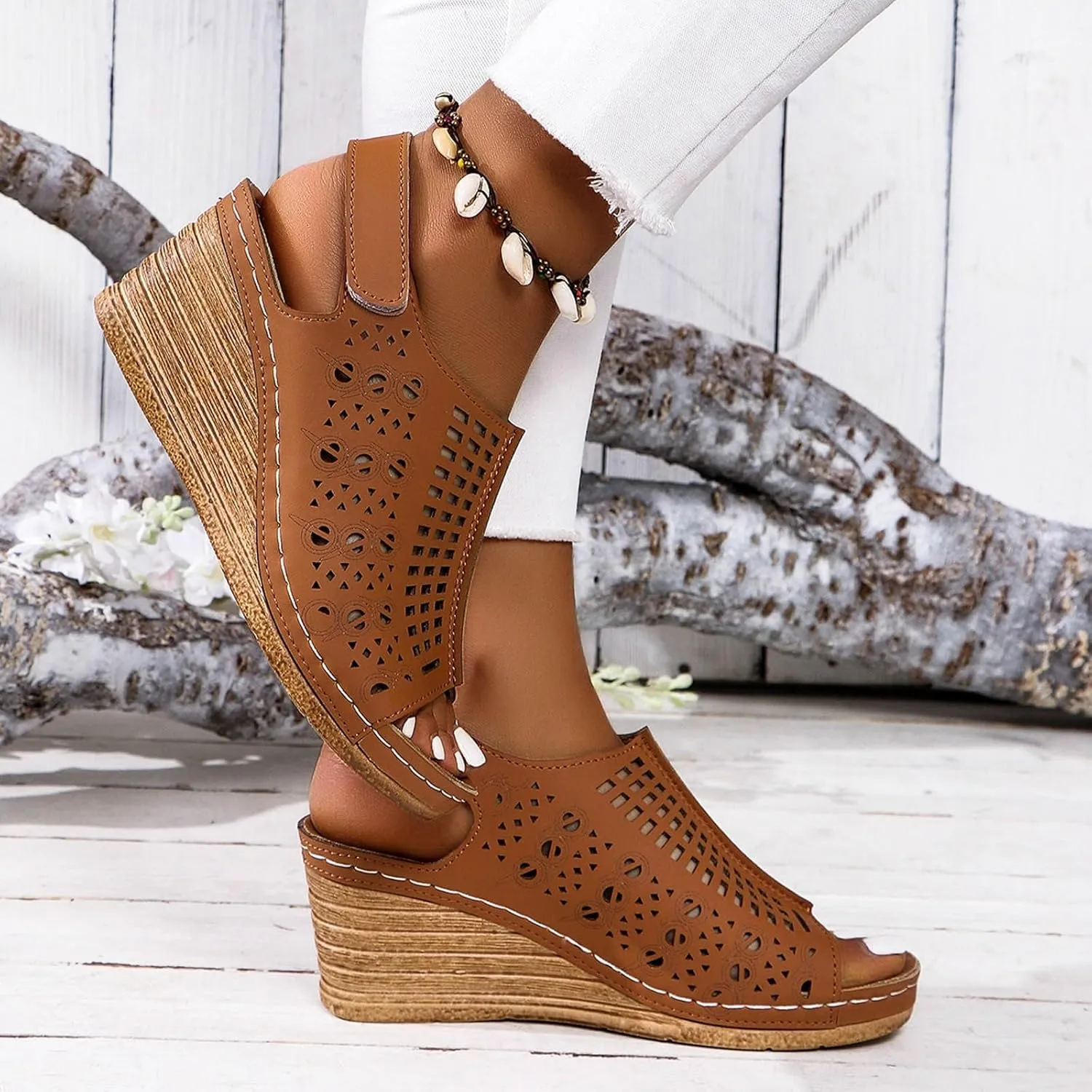 Womens Wedge Sandals Sandals for Women Wedge Shoes Summer Low Wedges Womens Comfortable Open Toe Sandal