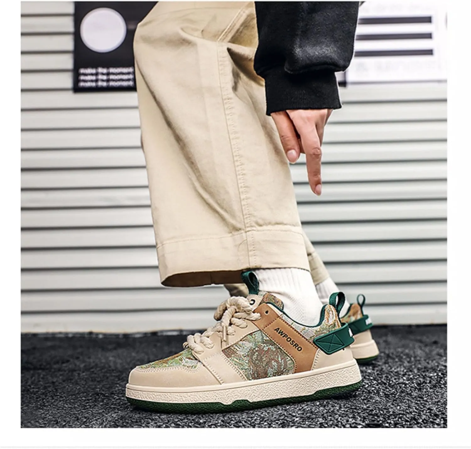 Y2K Retro Sneakers Premium Synthetic PU Leather Skate Shoes for Women Daily Wear with Unique Glow-in-The-Dark Design