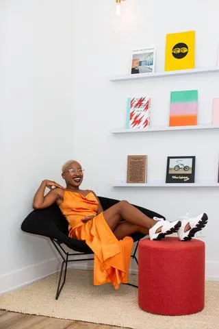 YVETTE White Leather And Pony Hair Sneakers